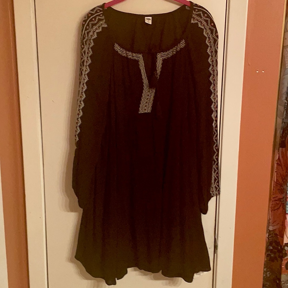 Old Navy embroidered babydoll dress  XL